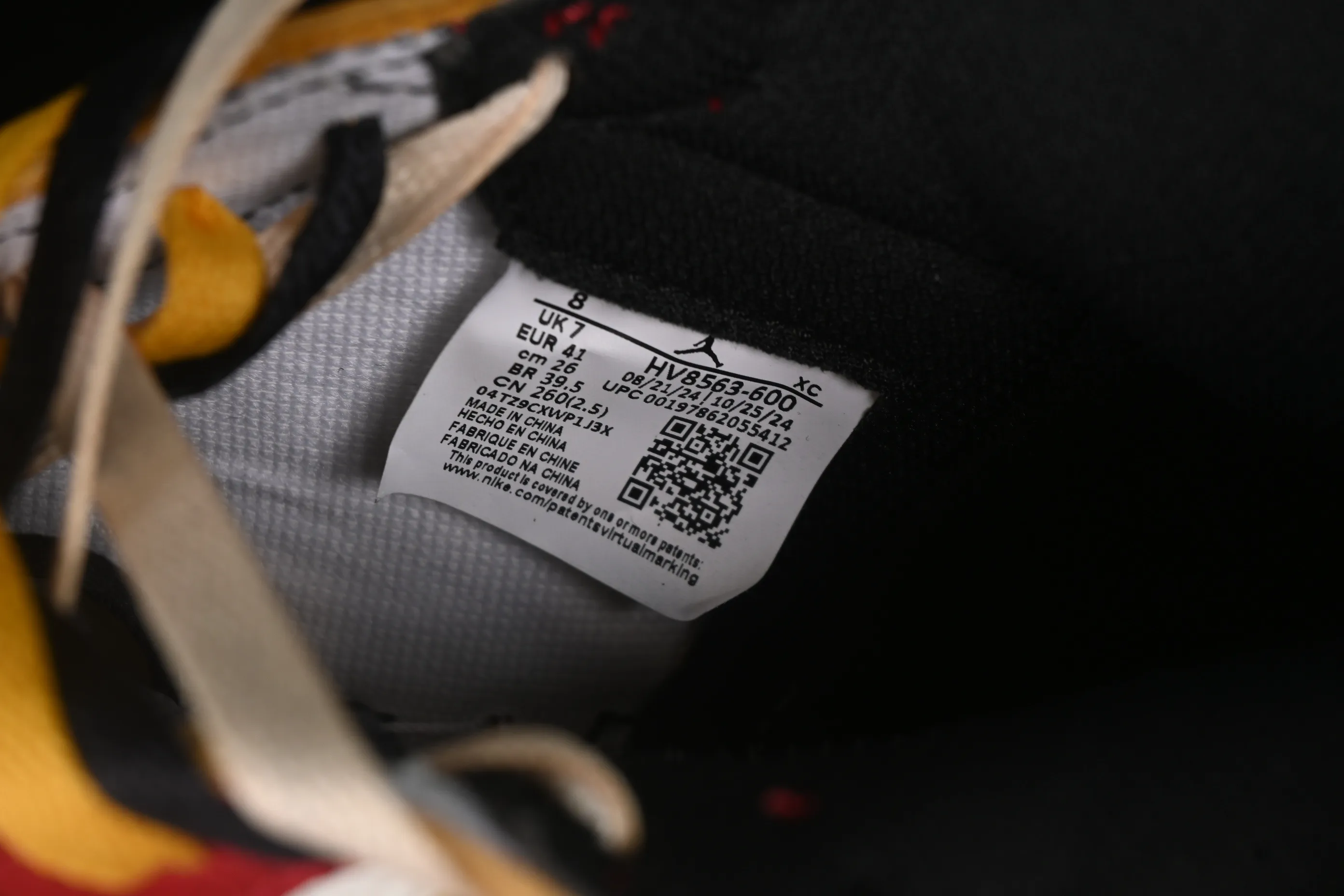 All categories Air Jordan Jordan series basketball shoes Air Jordan 1 High foreign trade version Union x Air Jordan 1 Retro High AJ1 Joe 1 Shadow Chicago high-top basketball shoes HV8563-600